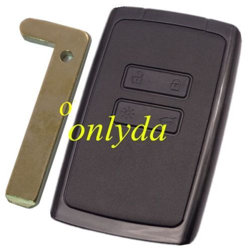 For  4 button remote key case (black) with blade