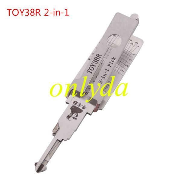For Lishi TOY38R lock pick and decoder together for Daewoo Xiali