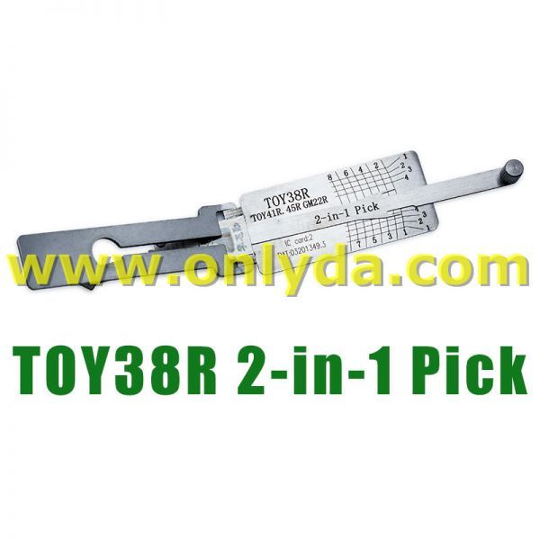 For Lishi TOY38R lock pick and decoder together for Daewoo Xiali