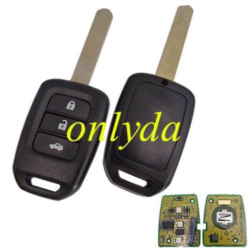 For OEM Honda 3 button remote key with 434MHZ with chip 47-7961XTT inside