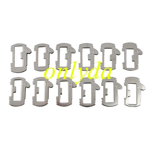 For peugeot Citroen lock wafer it contains 1,2,3,4,5,6,7,8,9,10,11,12 Each part has 20pcs