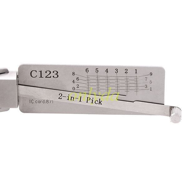 C123 AKK 2 in 1 decode and lockpick for Residential Lock