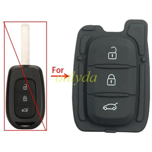 For Renault 3 button blank pad  remote key shell