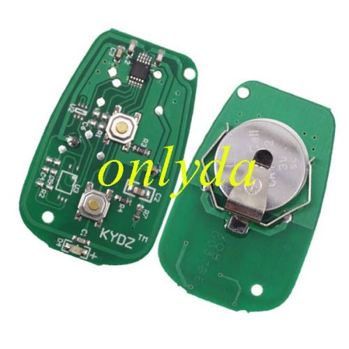 hyun Santa Fe 2 button remote key with 433 mhz