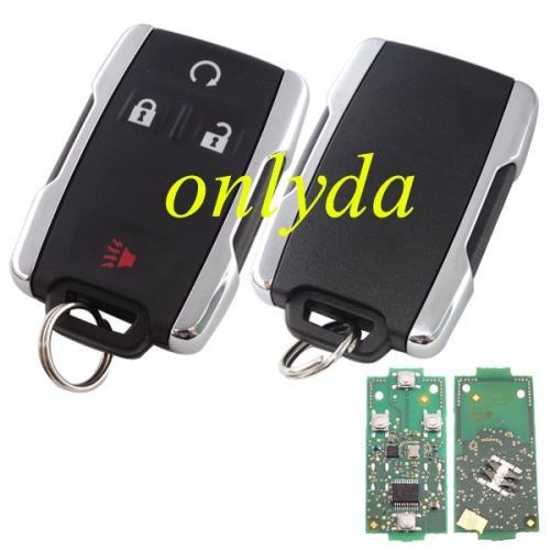 OEM GMC 3+1 Button remote key  with 315mhz for 2014-2021 GMC SIERRA Canyon Keyless entry  Part No. A2C34526500-03 3400-214675 TD-00 13-48 002 chip: PIC16f689 E/SS FCC ID: M3N-32337100 IC : 7812A-32337100