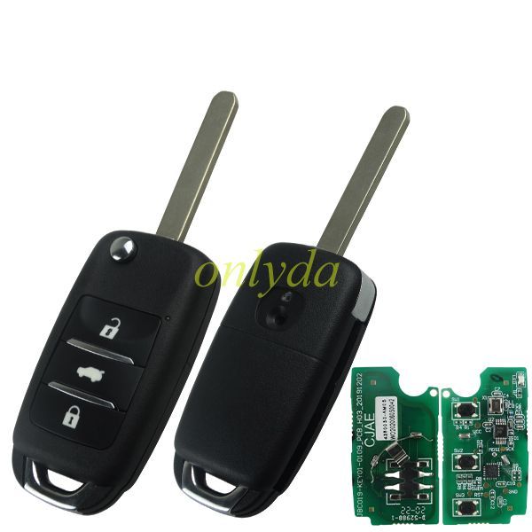 For  Changan Benben 3 button  E-STAR Flip Key with 434mhz