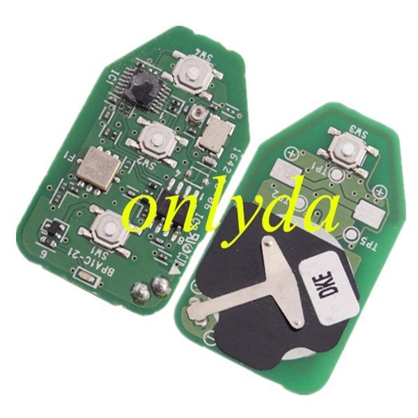 For OEM 3+1 button remote key with 434mhz  PCB only