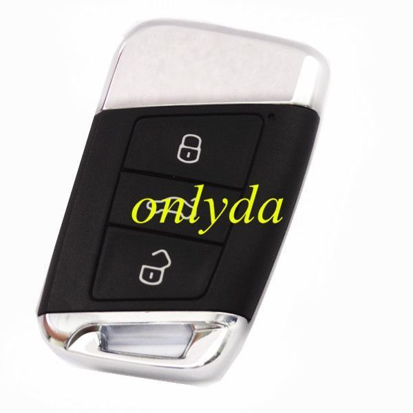 For VW 3 button remote key blank with HU162 blade