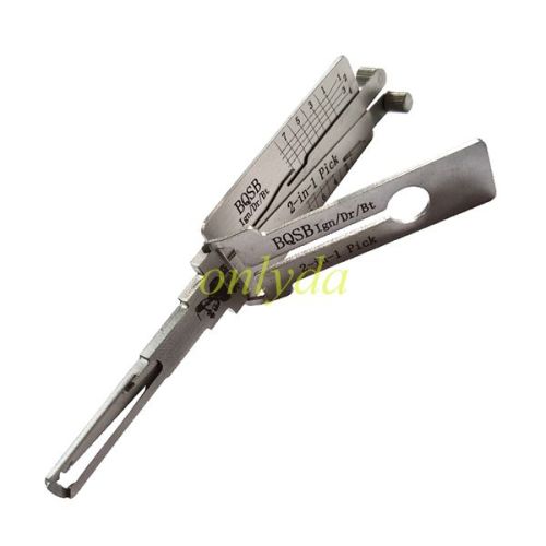 For SAAB BQSB  lishi 2 in 1 decode and lockpick for BAIC Saab D25 670 E1350 Tiggo (door tail box ignition) Saab X65