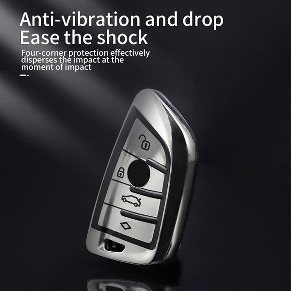 For BMW X5,X6 4button TPU protecive key case ,please choose the color