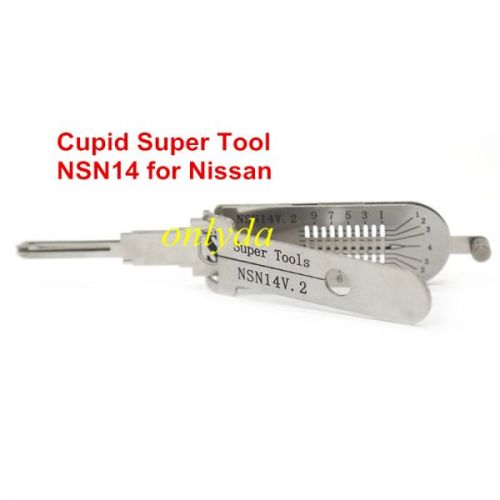 For NSN14 decoder and lockpick 2 in 1 Cupid Super tool for Nissan