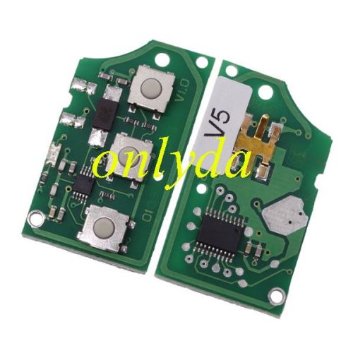 For VW 2 Button remote control 1J0 959 753 CT