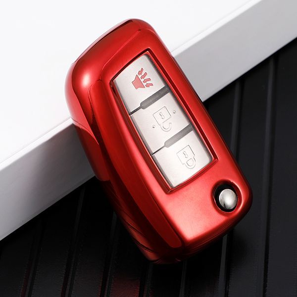 For Nissan TPU protective 3 button key case please choose the color