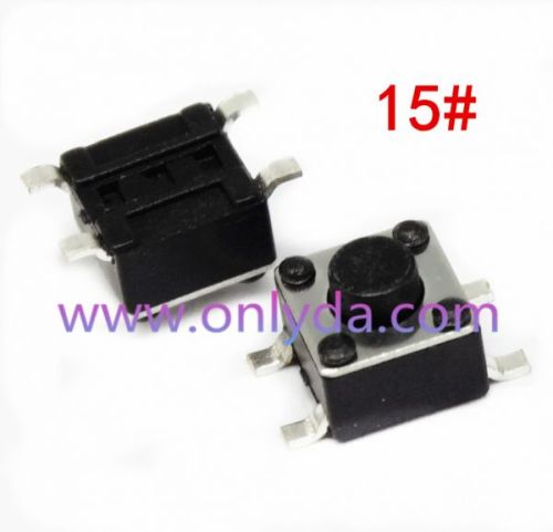 For ALPS remote key switch 15# 6*6*4.3mm