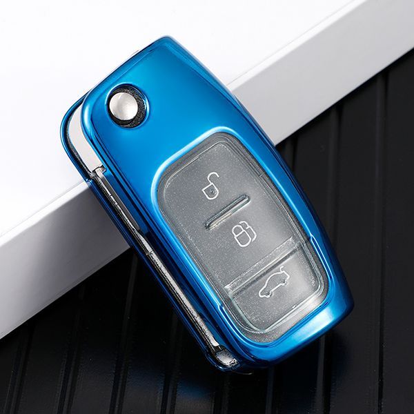 For Ford TPU protective key case  black or red color, please choose