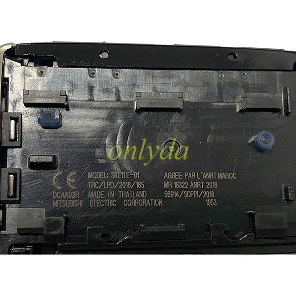 original Mazda 4 button Keyless remote key with 434MHZ with  ATMEL  AES 6A chip    MODEL:SKE11E-01  IDE:B8373900 Coding:X1TD0596ZX  DDV2 675RY A