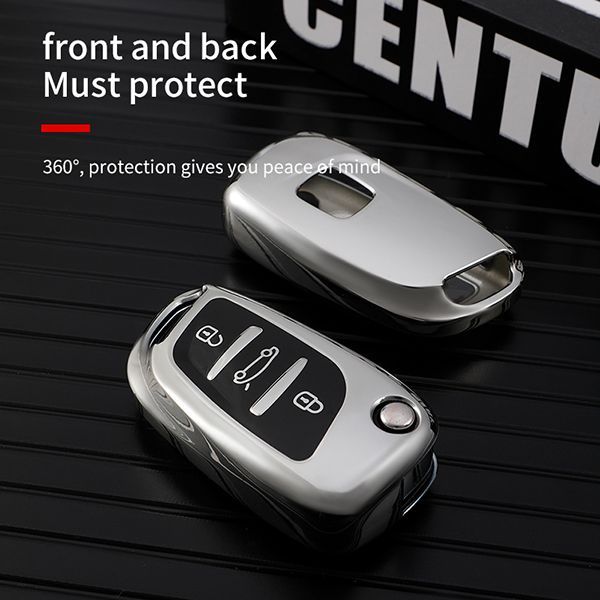 For Citroen 3 button TPU protective key case ,please choose the color