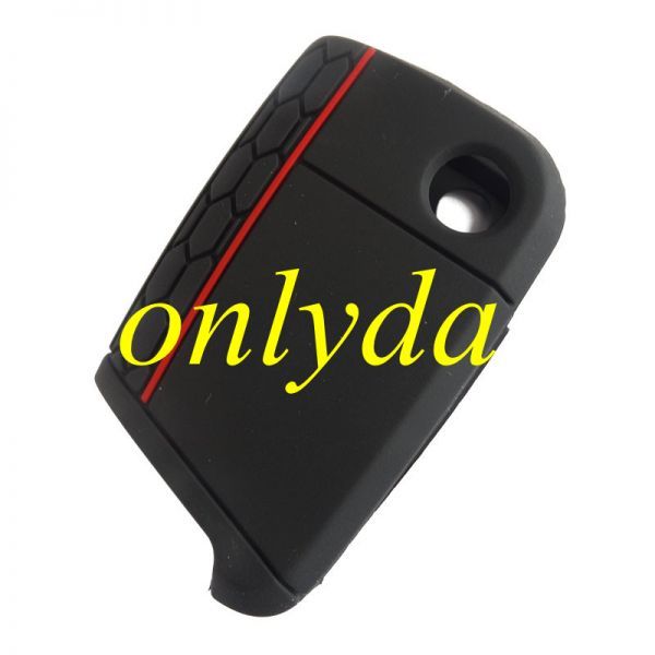 VW 3 button silicon case (Black,Blue ,Red. Please choose the color)