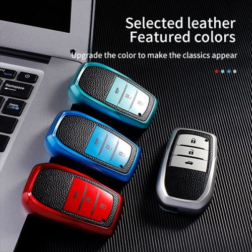For Toyota 3 button TPU protective key case please choose the color
