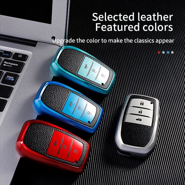For Toyota 3 button TPU protective key case please choose the color