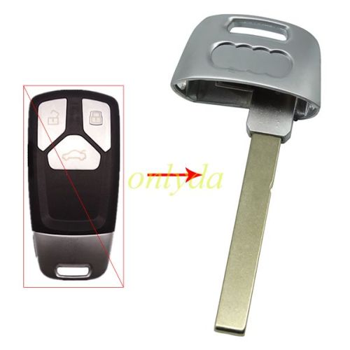 For Audi emergency Key blade with badage