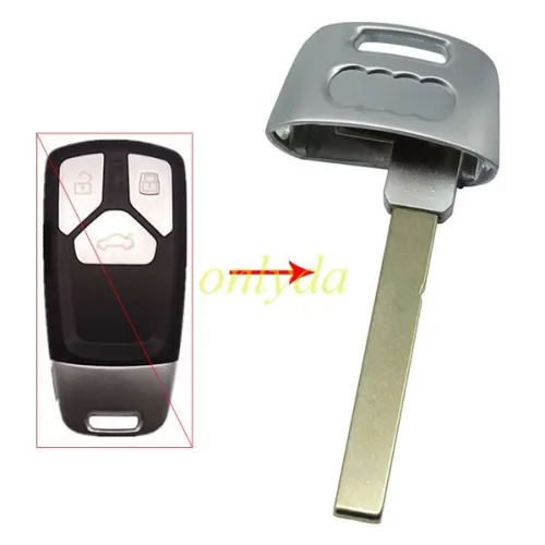 For Audi emergency Key blade with badage