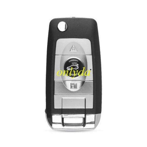For VW 3 button modified remote key blank without blade
