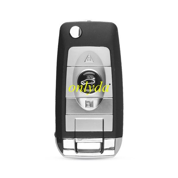 For VW 3 button modified remote key blank without blade