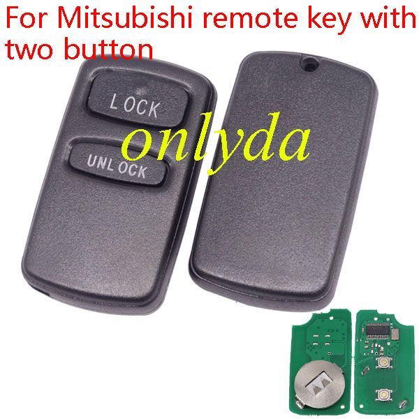 For Mitsubishi remote  key with two button 315 mhz
