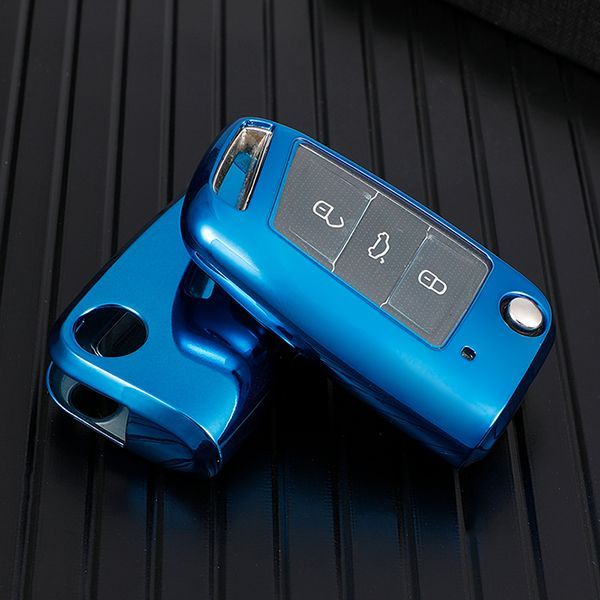 For Passat  TPU protective key case black or red color, please choose