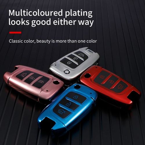 For 2020 Hyundai Elantra 3 button  TPU protective key case,please choose the color