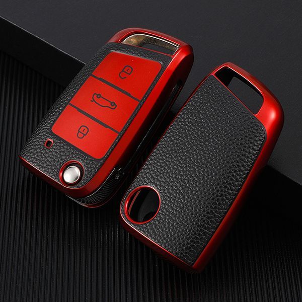 For VW 3 button TPU protective key case please choose the color