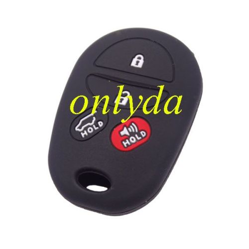For Toyota 3+1 button silicon case