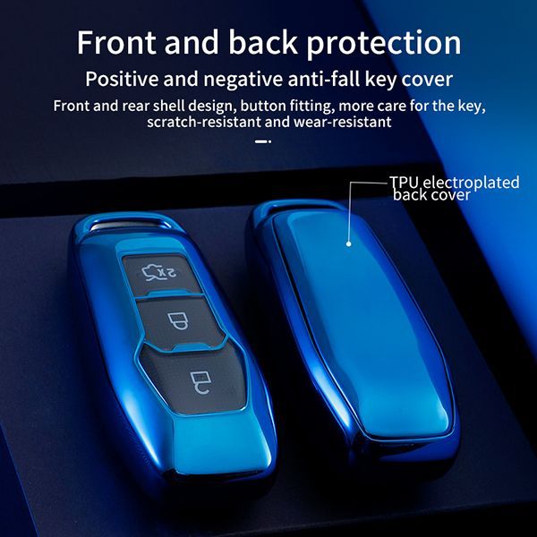 For Ford 3 button TPU protective key case , please choose the color