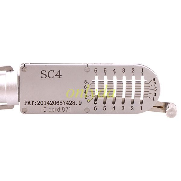 SC4 AKK 2 in 1 decode and lockpick for Schlage Residential Lock
