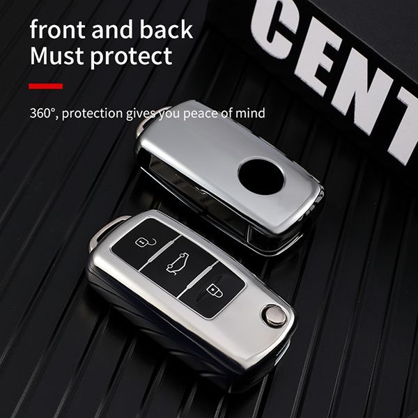 For VW 3 button TPU protective key case please choose the color