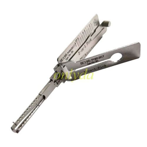 For Ford 2017 year 3 in 1 decode and lockpick HU198/FORD2017 Ign/Dr/Bt