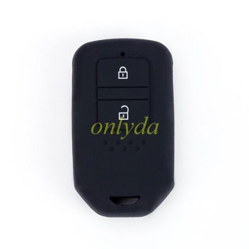 Honda 2 button silicon case (Black,Blue ,Red. Please choose the color)