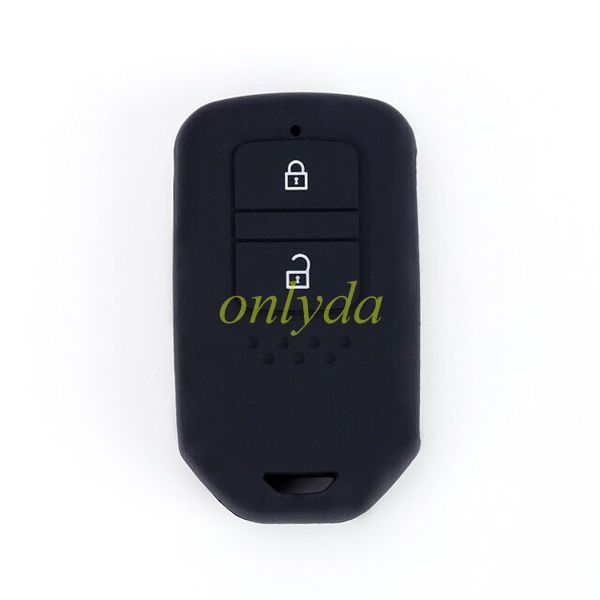 Honda 2 button silicon case (Black,Blue ,Red. Please choose the color)