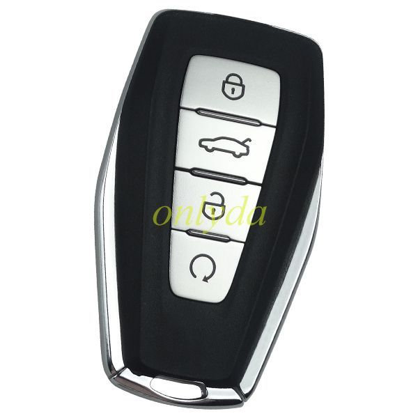 For  Geely Mainland 1 keyless 4 button remote key with 434mhz with NXPA1M15  chip                        number :000008891028680270016210701