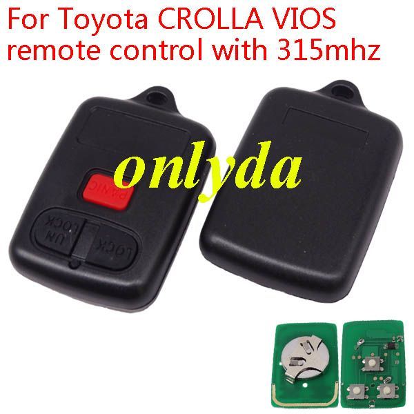 For Toyota CROLLA VIOS remote control with 315mhz