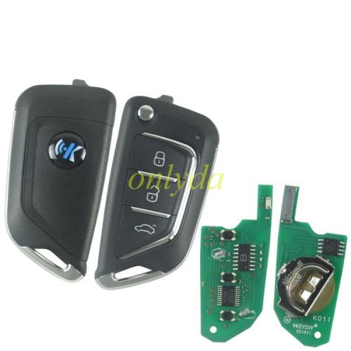 KeyDIY 3 button remote key  NB21-3Multifunction for KDX2 and KD MAX to produce any model remote