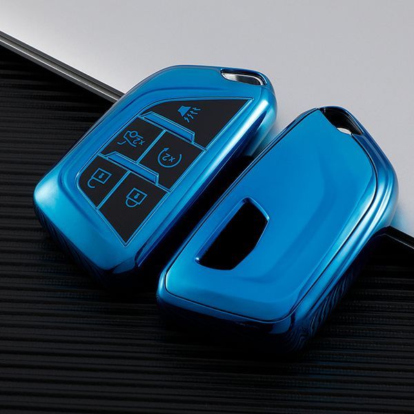 For Cadillac XT5 XT4/XTS/XT6/CT6/ATS-L 5button TPU protective key case , please choose the color