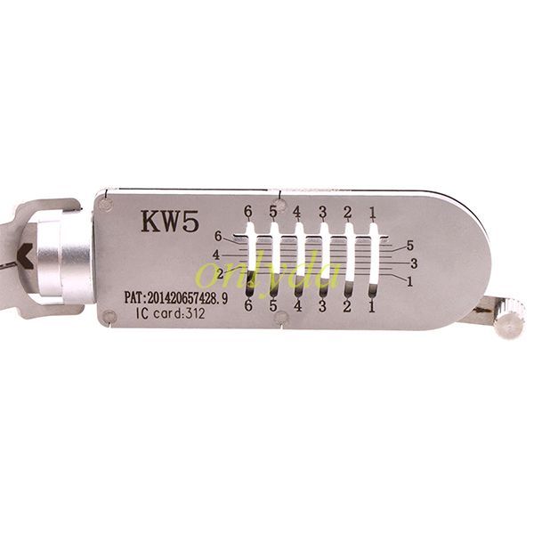 KW5 AKK 2 in 1 decode and lockpick for KwiKset  Residential Lock