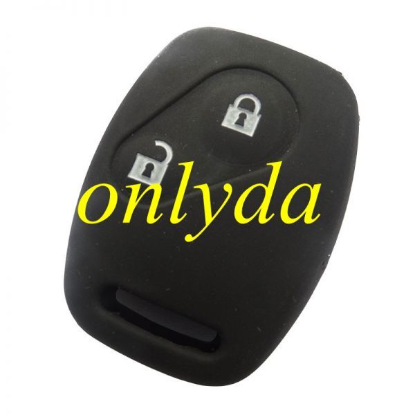 Honda 2 button silicon case (Black,Blue ,Red. Please choose the color)