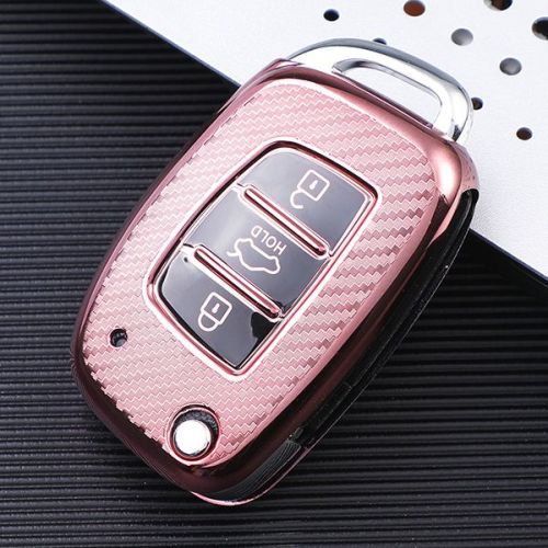 For Hyundai ix35 ix25 3 button  TPU protective key case,please choose the color