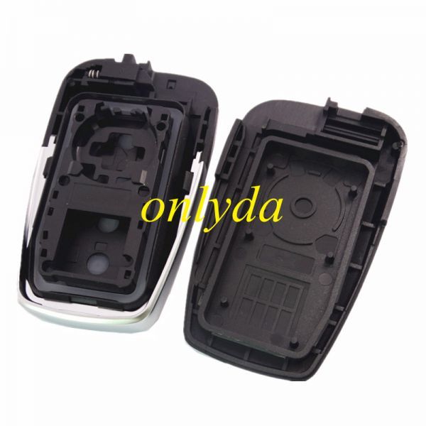 2 button remote key blank with blade, the blade switch on the front-shell-part