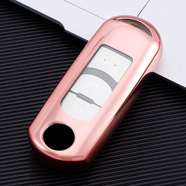 For Mazda TPU protective key case  black or red color, please choose