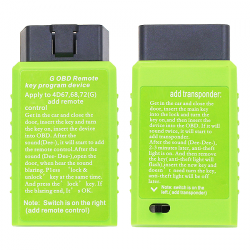 Toyota G OBD remote key program device