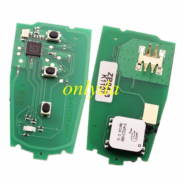 KEYDIY Remote key 3 button ZB04 smart key for KD-X2 and KD MAX